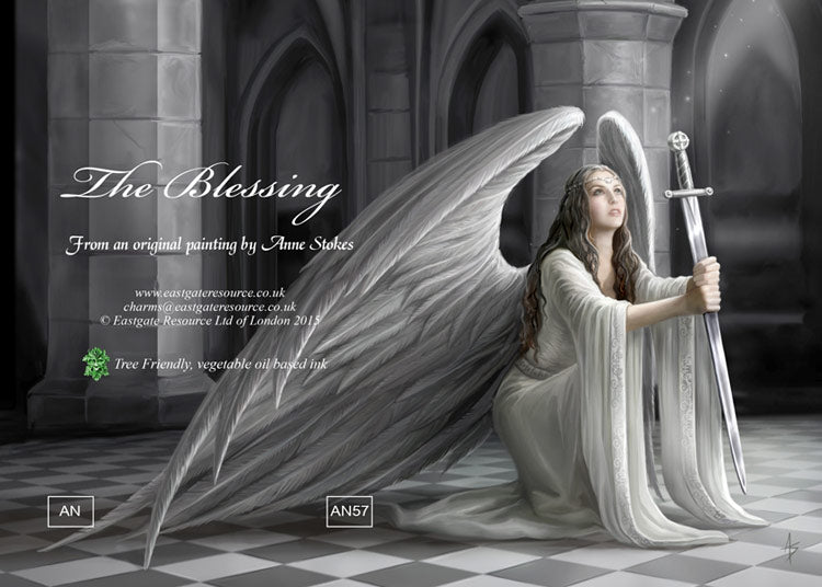 Anne Stokes Grußkarte The Blessing