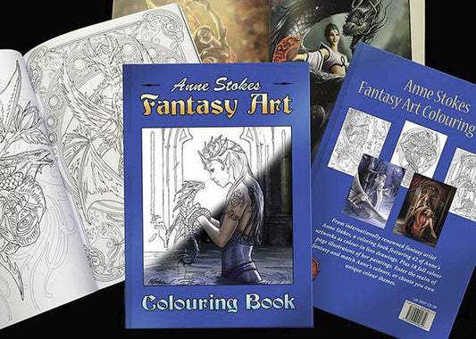 Anne Stokes Fantasy-Art Malbuch