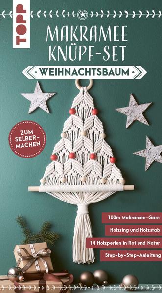 Makramee Knüpf-Set Weihnachtsbaum TOPP Frechverlag